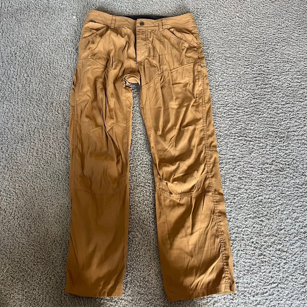 LIKE NEW Kuhl Hiking Pants Khaki Mens Size 34/32